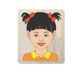 Edutoys 6 Parça Kız Yüz Puzzle