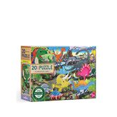Eeboo Dinosaur Land 20 Parça Çocuk Puzzle