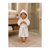 e&f Store 4 Kat Müslin Bebek Bornozu - İsimli