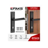 Efaks Kapı Kolu Piramit Siyah Aynalı Oda