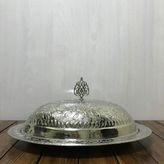 Efemir 35 cm Işlemeli Bakır Kayık Sahan