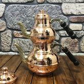 Efemir Dövme Bakır Çaydanlık No:1