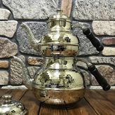 Efemir Dövme Bakır Çaydanlık No:2