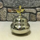 Efemir El Dövmesi Tombak Bakır Şekerlik