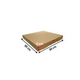 EFEPA Kraft Karton Baskısız Kutu 30x30x4 cm. 100'lü