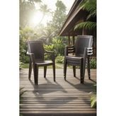 Efes 4'lü Rattan Sandalye Kahve