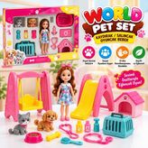 Efnaz Style ENF-39188 World Pet Set Kaydırak/salıncak Oyuncak Bebek
