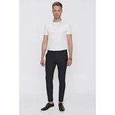 Efor Erkek Slim Fit Yan Cepli Esnek Pamuklu Dokulu Siyah Kumaş Pantolon P 1098 - 32