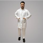 EFT Beyaz Iş Önlüğü Kumaş - 2XL
