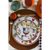 Egan Italy Cocoricò 6'lı 19 cm Turuncu Tatlı Tabağı