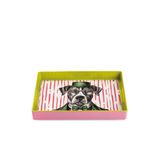 Egan Italy Human Köpek Desenli 40x26 cm Tepsi