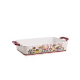Egan Italy Paese Mio Kırmızı 37x22 cm Fırın Kabı