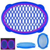 egb Midrange Kapağı Neon Ledli Oval Mor 2 Adet