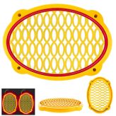 egb Midrange Kapağı Neon Ledli Oval Sarı 2 Adet