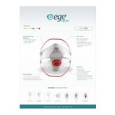 Ege 701 30'lu FFP3 Nr N99 Ventilli Maske