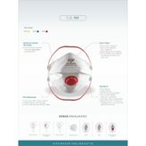 Ege 701 Ffp3 Nr N99 Ventilli Maske10'Lu