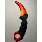 Ege Figür 3D Baskı Cs Karambiit [21cm] - Ateş Turuncu