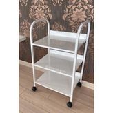 Egebed Üç Raflı Etejer-Beyaz