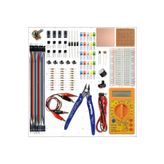 Eğiteklab Breadboard Temel Elektronik Seti +DT830D Multimetre + Yankeski
