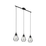 Eglo Tarbes 3X60W Avize Siyah