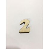 Ehobici 2,5cm Ahşap Harf ve Rakamlar - 2