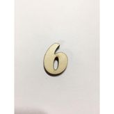 Ehobici 2,5cm Ahşap Harf ve Rakamlar - 6