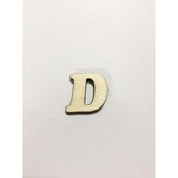 Ehobici 2,5cm Ahşap Harf ve Rakamlar - D