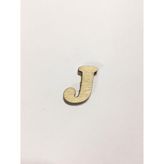 Ehobici 2,5cm Ahşap Harf ve Rakamlar - J