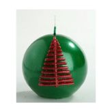 Eika Fir Tree Magic Küre Mum - Yeşil