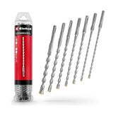 Einhell 7 Parça Sds Plus Kırıcı Matkap Ucu Seti, 210 mm (4 Ağızlı Karbür Plakalı, Merkezleme Uçlu, 40CR Takım Çeliğinden Üretilmiştir; Tadilat ve Beton Bağlantı Işleri Için) - 49265515