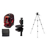 Einhell TC-LL 2 G, Çapraz Çizgi Lazer + Einhell Tripod 37-110 cm