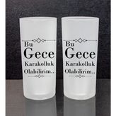 Ejoya 2'li Rakı Bardağı 111489 - Siyah