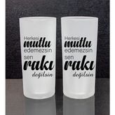 Ejoya 2'li Rakı Bardağı 111496 - Siyah