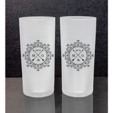 Ejoya Kişiye Özel 2'li Rakı Bardağı 111410 - Siyah