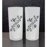 Ejoya Kişiye Özel 2'li Rakı Bardağı 111425 - Siyah