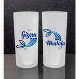 Ejoya Kişiye Özel 2'li Rakı Bardağı 111436 - Mavi