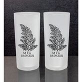 Ejoya Kişiye Özel 2'li Rakı Bardağı 111447 - Siyah