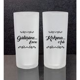 Ejoya Kişiye Özel 2'li Rakı Bardağı 111498 - Siyah