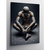 Ekart Kanvas Tablo Puzzle Adam