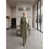 Ekshe Trençkot - Haki Yeşil 01