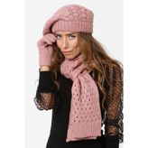 EKstore Pudra Atkı Bere Eldiven Takımı - 3'lü Set