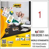 Ekstrafix Fix 5001 Lazer Etiket