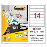 Ekstrafix Fix-5014 Lazer Etiket