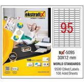 Ekstrafix Fix-5095 Lazer Etiket