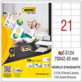 Ekstrafix Fix-5124 Lazer Etiket