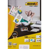 Ekstrafix Fix-5302 Lazer Etiket, Beyaz
