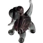 El Yapımı Mini Murano Cam Köpek Biblo A111-05