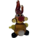 El Yapımı Mini Murano Cam Papağan Biblo A158-13