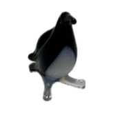 El Yapımı Mini Murano Cam Penguen Biblo A155-02