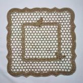 El Yapımı Petek Supla - Modern Mutfak Dekoru - 1 servis altlığı (Gold)